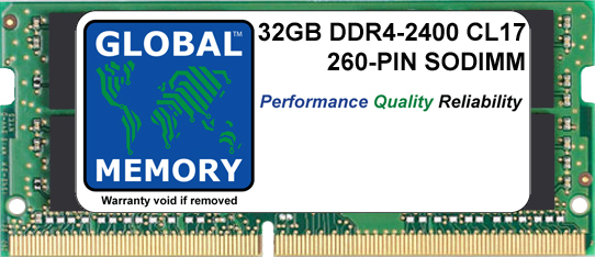 32GB DDR4 2400MHz PC4-19200 260-PIN SODIMM MEMORY RAM FOR DELL LAPTOPS/NOTEBOOKS 32GB DDR4 2400MHz PC4-19200 260-PIN SODIMM MEMORY RAM FOR DELL LAPTOPS/NOTEBOOKS